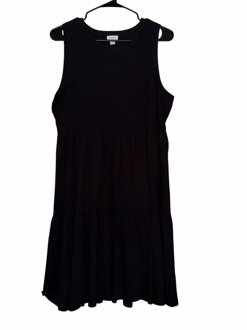 J. Crew Women's Sleeveless Black Tiered Dress NEW WITH TAGS Size Small